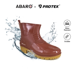 Ankle Rain Boots PT90 Maroon PROTEK
